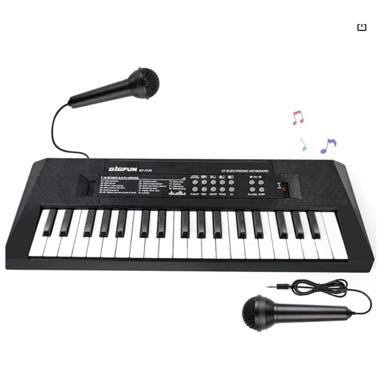 Total E-commerce - Juguete Piano Teclado Musical Con 37 Teclas Sonidos Mic