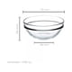 thumbnail image 3 of Set de 6 BOWL VIDRIO TEMPLADO 17 cm, 3 of 3