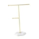 thumbnail image 1 of Soporte para joyería, soporte para presentación de joyería, dor de joyas de Metal, soporte para collares, relojes, tiendas para el hogar, Oro, 1 of 5