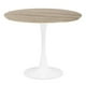 thumbnail image 1 of Mesa Redonda Tulip | Cubierta Efecto Madera blanco 100cm, 1 of 2