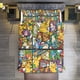 thumbnail image 1 of Comforter Set Queen Size Pokmon Panels Set with 2 Pillowcases for All SeasonsBedding Set 3pcs for Kids Boys Girls Bedroom Decor Bed Sheets, 1 of 5