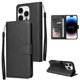 thumbnail image 5 of Funda Cartera para iPhone 14 Pro con Tarjetero, Soporte y Cordón - Protección Negro, 5 of 5