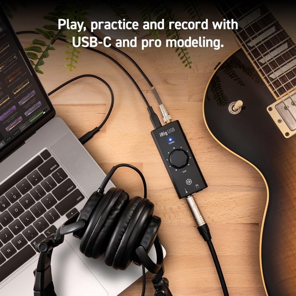 Interfaz de Audio IK Multimedia iRig USB 24bit 48kHz Guitarra | Lider