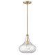 thumbnail image 5 of Lámpara colgante 360 Lighting de vidrio martillado dorado 28 cm, 5 of 7