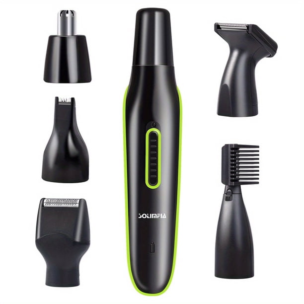 Electric Nose Hair Clipper Set, Men's Multifunctional Shaving And Eyebrow Trimming Knife, 5-in-1 Shaving And Trimming Machine, Household Use