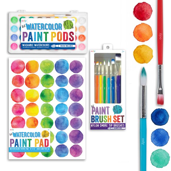 Set de Acuarela Ooly 36 Colores + 7 Pinceles