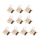 thumbnail image 2 of 10 Piezas Pequeñas De Clips De Carpeta De Cuero De PU, Abrazaderas De Borde Para útiles De Escritorio Escolares S, 2 of 5