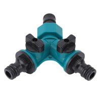 Ioensy - Divisor De Manguera De 3 Vías Para Jardín, Grifo De Agua Para Exteriores Con Válvulas