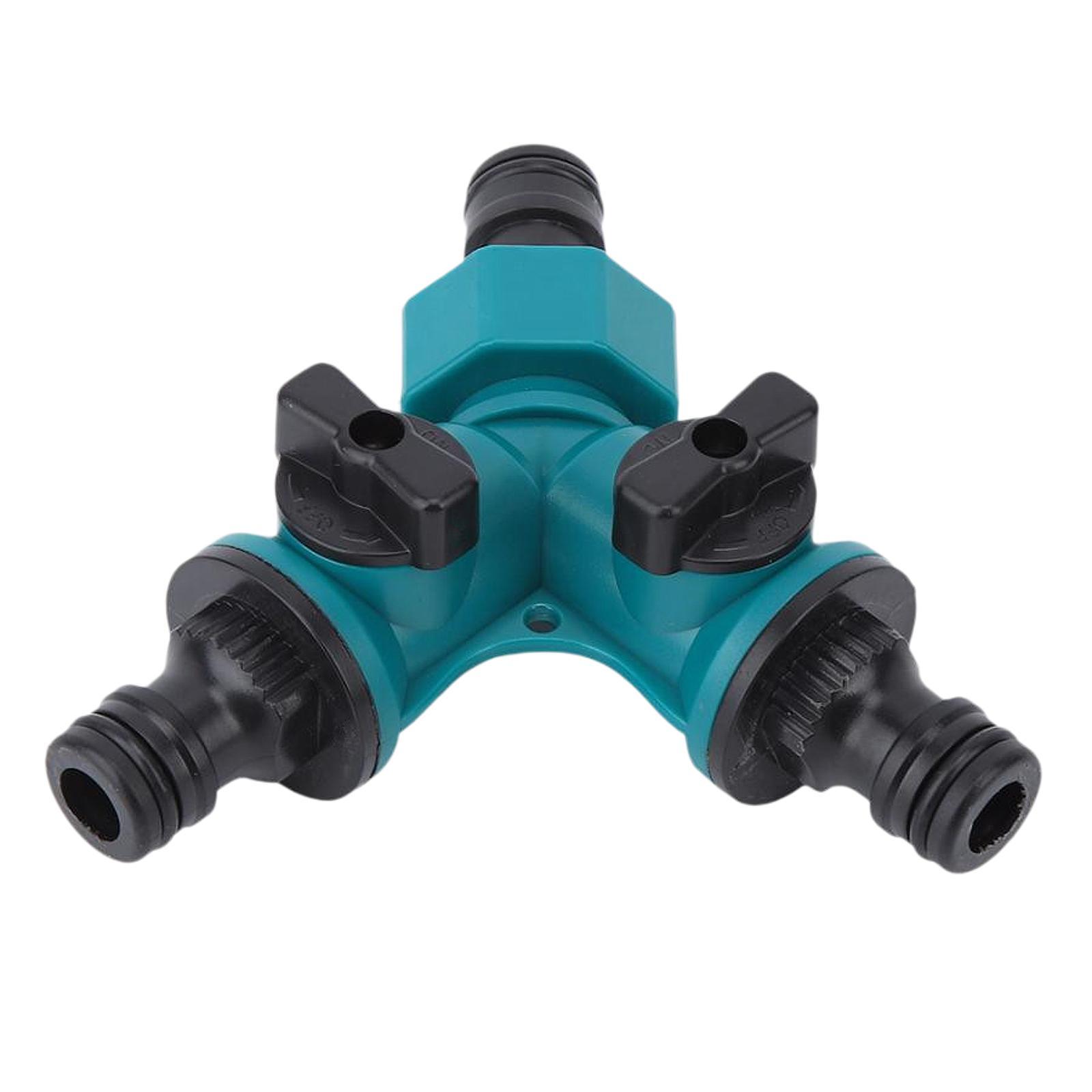 Ioensy - Divisor De Manguera De 3 Vías Para Jardín, Grifo De Agua Para Exteriores Con Válvulas