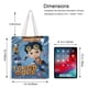 thumbnail image 5 of Cartera de Tela Rusty Rivets Lienzo Estampado 38x45cm, 5 of 6