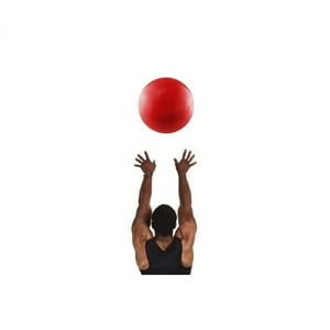 Mundofit - Balón Medicinal Silicona Terapias Yoga Pilates Rojo 4Kg