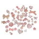 thumbnail image 4 of Cuentas De Acrílico Transparente Bowknot Love Heart Para Pulseras DIY Crafts Pink, 4 of 5