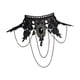 thumbnail image 1 of Gargantilla De Encaje Negro Estilo Steampunk, Joyería Para Disfraces De Halloween, Para Fiestas, Mujeres Y Niñas, 1 of 3