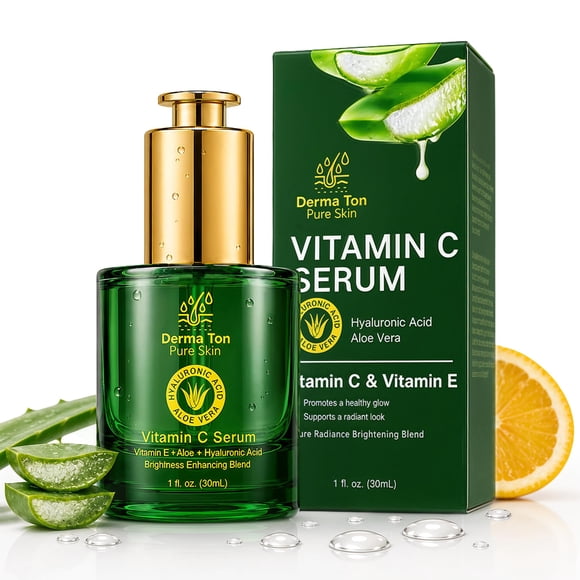 Suero Derma Ton Pure Skin 30 ml Vitamina C + Ácido Hialurónico