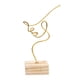 thumbnail image 4 of Escultura De Arte Abstracto Estatua Ornamento Artesanías Para Decoración De Oficina 12,5x7x19,5 Cm, 4 of 5