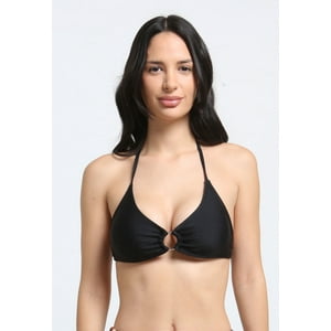 Samia - Bikini Triangulo Argolla Central Negro L