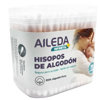 Cotonitos De Algodón Aileda 200 Unidades Varilla Madera