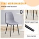 thumbnail image 4 of Silla sencilla de lujo - conjunto de 4 silla de comedor de alta resistencia de material de lino-algodón, 4 of 6