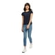 thumbnail image 2 of Camiseta Tommy Hilfiger para niñas, manga corta, algodón azul marino, 3T, 2 of 3