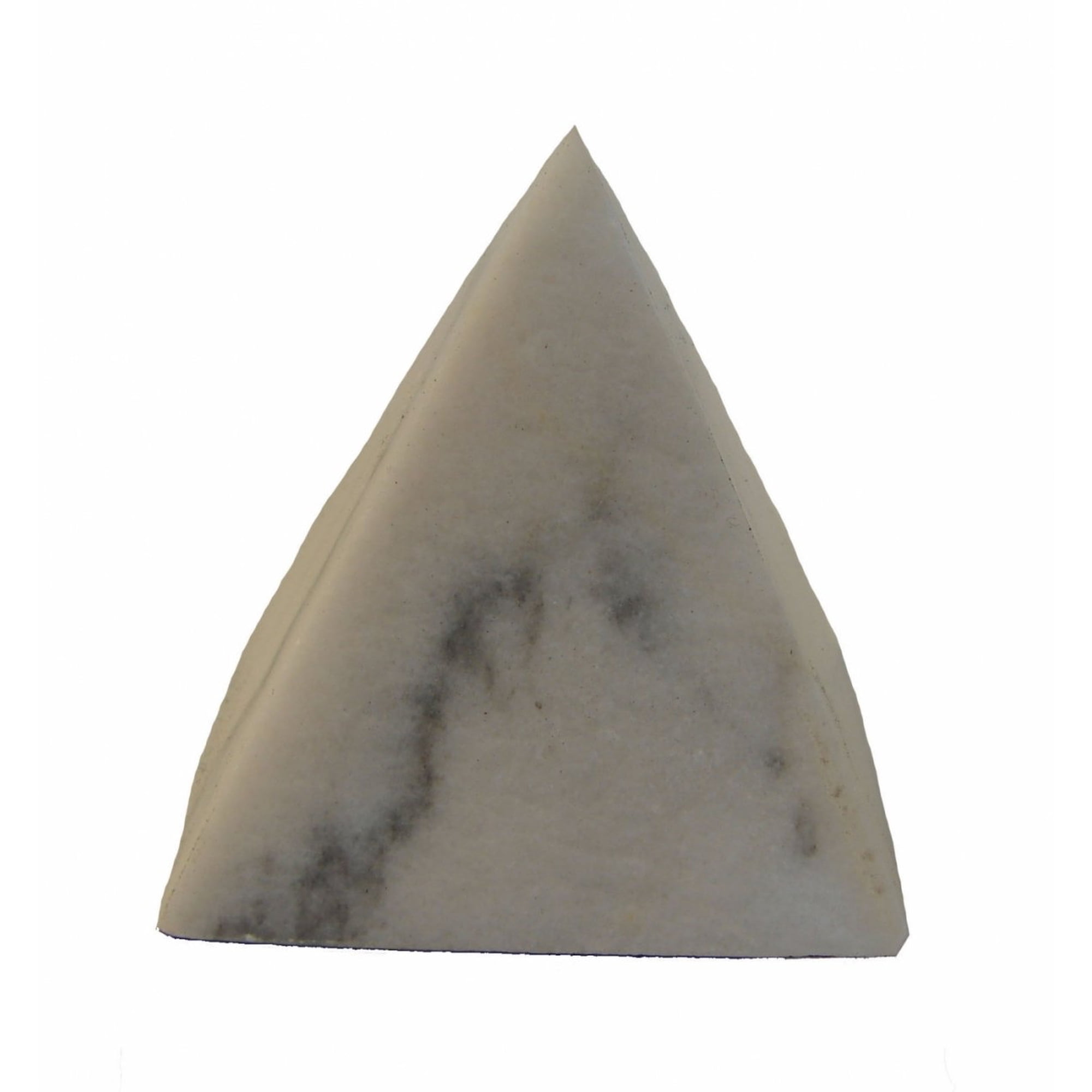 Pirámide De Mármol Feng Shui Import, Gris, 5 Cm X 5 Cm