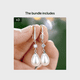 thumbnail image 1 of Hot Sale Water Drop Faux Pearl Zircon Earrings Wedding Bridesmaid Earrings Women's Fine Jewelry, 1 of 5