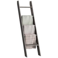 Manta Con Forma De Escalera Vasagle, Decorativa, Estilo Granja, 5 Niveles, Color Gris Brumoso