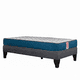 thumbnail image 1 of Cama Europea America Azul 20 cm Tela Gris 1 PL, 1 of 5