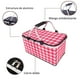 thumbnail image 3 of Bolso Termico Plegable Cuadros Rojos Cooler Canasta Picnic, 3 of 8