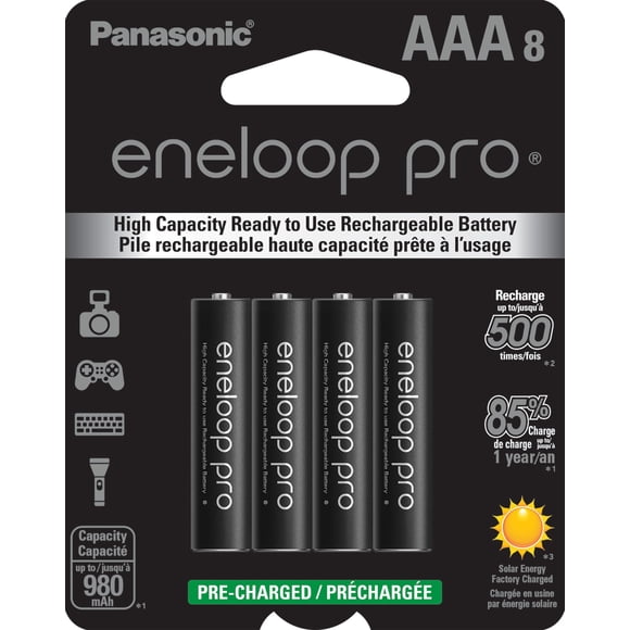 Pilas Recargables Panasonic Bk 4hcca8ba Pro Aaa