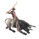 thumbnail image 4 of Figuras Taurinas Animal Ganado Estatua Independiente Coleccionable Ornamento Ombre, 4 of 5