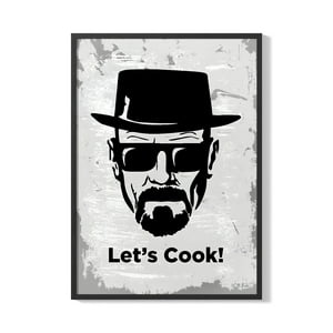 Creango - Cuadro Poster Enmarcado Breaking Bad Diseño 4 Decorativo