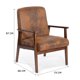 thumbnail image 3 of Poltrona Sitial Roma Suede Café, 3 of 6