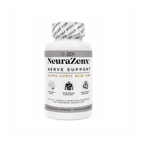 Neurazenx Acido Alfa Lipoico 1200mg Soporte Nervioso 120 caps