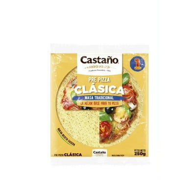 Masa Pre Pizza 250 G Castaño