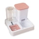 thumbnail image 5 of Alimentador Automático de Mascotas 2 en 1 Alimentador Y Sujecket -set -Container -Estación de Alimentación de La Conducción Y Espaciado Húmedo para El Blanco rosado, 5 of 5