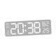thumbnail image 3 of Reloj De Pared Digital Reloj De Escritorio Multiusos Para Sala De Estar, Sala De Estudio, Hogar, Concha Blanca, 3 of 5