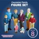 thumbnail image 2 of Set de figuras de juguete Creative Minds Marvel Education Family, 8 piezas, 2 of 7