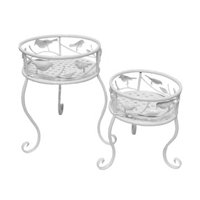 Bric - Repisa Con Bandeja Blanca Set/2