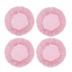 thumbnail image 3 of 4 Piezas Spandex Funda De Asiento De Silla Elástica Funda De Silla De Comedor De Boda Rosa, 3 of 6