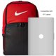 thumbnail image 3 of Mochila Nike Brasilia XLarge 9.0 University Rojo/Negro/Blanco, 3 of 6