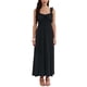 thumbnail image 2 of INSPIRE CHIC Vestido Maxi Boho para Mujeres con Tirantes Espagueti, Cuello Cuadrado, Línea A, Vestidos Sueltos con Nido de Abeja 2XL Negro, 2 of 6