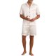 thumbnail image 5 of INSPIRE CHIC Conjunto de Pijamas de Satén para Hombres de Manga Corta Ropa de Dormir de Dos Piezas con Bolsillos Pijamas Suaves para Dormir M Champán, 5 of 6