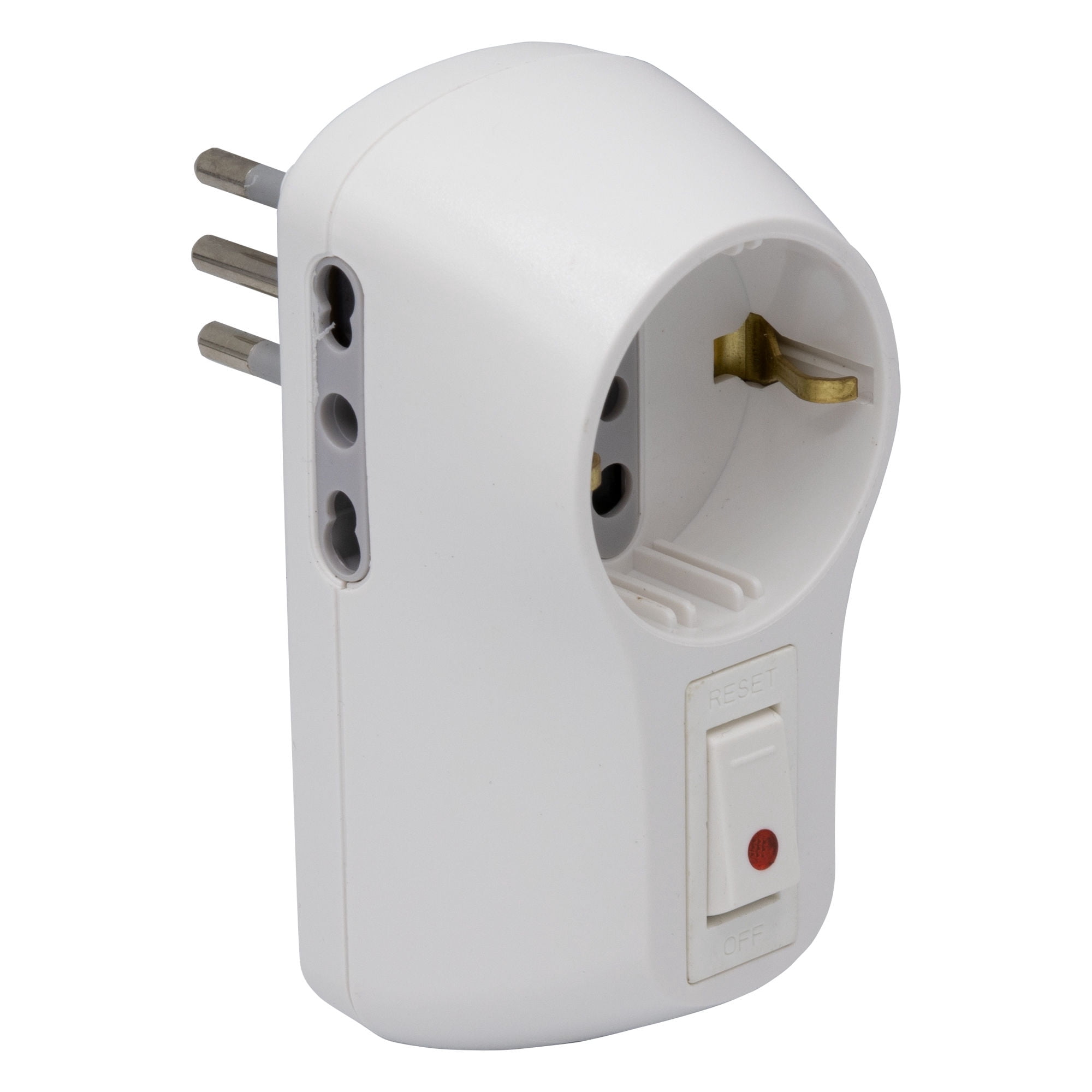 Bticino - Adaptador Bsafe 10/16a Con Protección Sobrecorriente