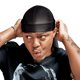 thumbnail image 1 of Durag rojo de Red by Kiss Bow Wow Extreme Shine Silky con cola larga (negro), 1 of 5