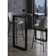 thumbnail image 3 of Taburetes Felpa Bar Deluxe Black - Gris, 3 of 3
