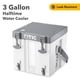 thumbnail image 2 of Enfriador de agua RTIC Halftime 11,5 L portátil con 2 grifos, blanco, 2 of 7
