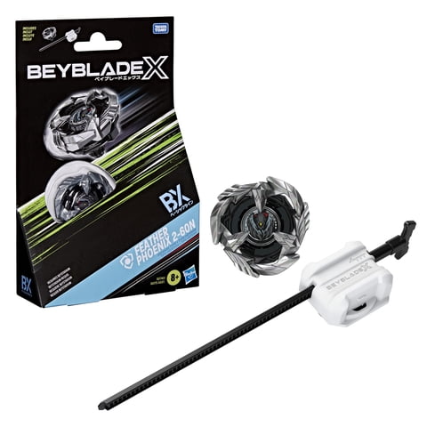 Set De Trompo Beyblade X Feather Phoenix 2-60N Tipo Defensa