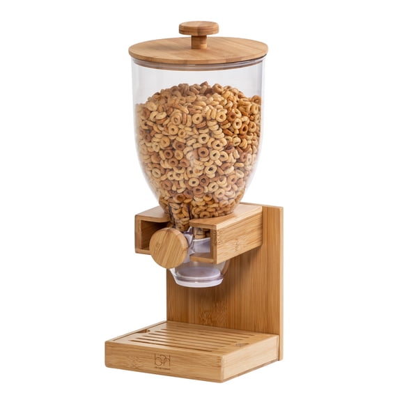 Dispensador de Cereal Honey-Can-Do de Bambú con Tapa Hermética 1.4L