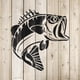 thumbnail image 4 of Plantilla de pintura de pez bass en mylar Stencil Revolution, 4 of 4