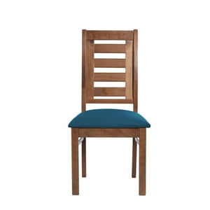 Latam Home - Silla Murcia Tela Velvet Azul Petroleo